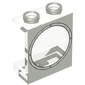 Panel 1 x 2 x 2 with Light Gray Porthole Print