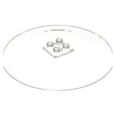 Dish 10 x 10 Inverted (Radar) with Hollow Studs (50990a)