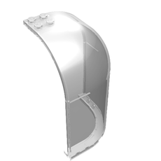 Panel 6 x 6 x 9 Corner Convex with Curved Top (6002)