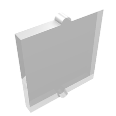 Glass for Window 1 x 2 x 2 Flat (60601)
