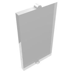 Glass for Window 1 x 2 x 3 Flat Front (60602)