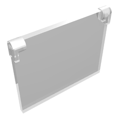 Glass for Window 1 x 4 x 3 [Opening] (60603)