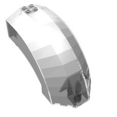 Windscreen 12 x 6 x 6 Curved without Pin Holes (94531)