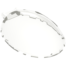 Windscreen 8 x 6 x 2 1/3 Bubble Canopy with Handle (98102)