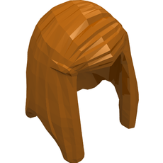 Hair Long Smooth with Bangs Swept to the Right (92083)