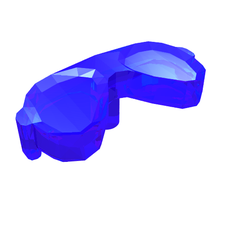 Headwear Accessory Glasses with Pin (18854)