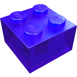 LEGO part LDraw render in color 52 - Trans-Purple LEGO part LDraw render in color 52 - Trans-Purple