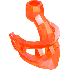 Headwear Accessory Visor Grille and Top Pin Hole (22400)
