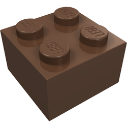 LEGO part LDraw render in color 6 - Brown LEGO part LDraw render in color 6 - Brown