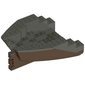 Boat Hull Small Stern 14 x 12 x 5 1/3 with Dark Gray Top [Complete Assembly]