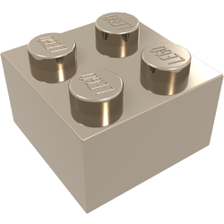 LEGO part LDraw render in color 60 - Chrome Antique Brass LEGO part LDraw render in color 60 - Chrome Antique Brass