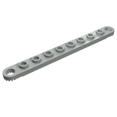 Technic Plate 1 x 10 with Toothed Ends (2719)