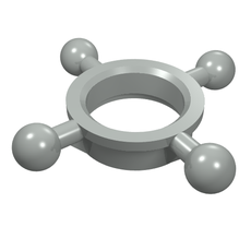 Technic Helicopter Rotor Holder with Towballs (2908)