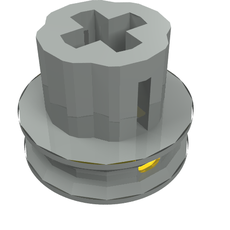 Motor Pulley, 9V Micromotor with axle hole (2983)
