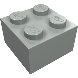 LEGO part LDraw render in color 7 - Light Gray LEGO part LDraw render in color 7 - Light Gray