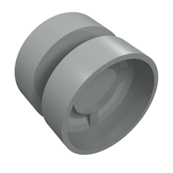 Wheel 18 x 14 with Tread Small Hub