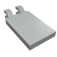Tile Special 2 x 3 with 2 Clips [Angled Clips] (30350a)