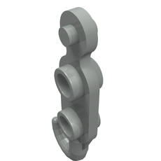 Hook, Tow Hook with 2 Studs on Both Sides (3136)