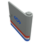 Door 1 x 5 x 4 Right with Red/White/Blue Stripe & Blue Train Logo Print