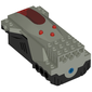 Hub, Micro Scout with Red Buttons and Black Base