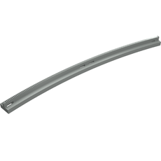 Vehicle Track, Train, Slotted Rail Curved Outside (3229b)