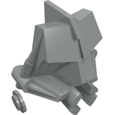 Large Figure Head Connector Block 3 x 4 x 1 2/3 (32553)