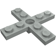 Propeller 4 Blade 5 Diameter with Hole for Rotor Holder (3461)