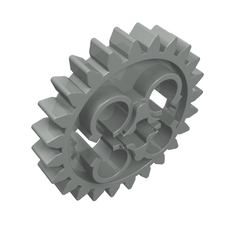 Technic Gear 24 Tooth [Old Style - Three axle holes] (3648a)