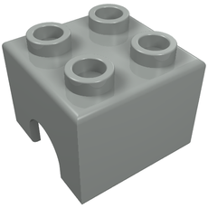 Technic Engine Piston Square 2 x 2 - Old (3652)