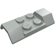 Wheel Arch, Mudguard 2 x 4 [Smooth] (3787)