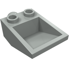 Construction Vehicle Bucket, Slope Inverted 33° 3 x 2 Hollow with Towball (Arm Piece) (4089)