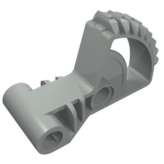 Technic Arm 2 x 5 with 1/4 Gear 8 Tooth Double Bevel (41667)