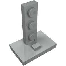 Bracket 2 x 3 - 1 x 3 (Train Signal Stand) (4169)