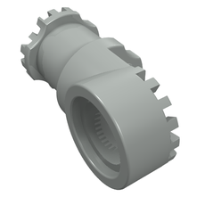 Technic Axle and Pin Connector Toggle Joint Toothed [without Slots] (4273a)