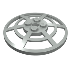 Dish 6 x 6 Inverted, Radar / Webbed [No Anti-studs] (4285a)