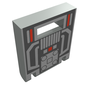 Box 2 x 2 x 2 Door with Slot and Black/Red MTron Print