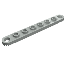 Technic Plate 1 x 8 with Toothed Ends (4442)