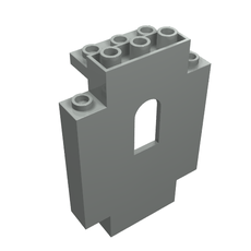 Panel 2 x 5 x 6 Wall with Arched Window (4444)