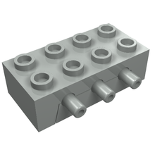 Technic Pneumatic Distribution Block 2 x 4 [Complete Assembly] (4692c01)