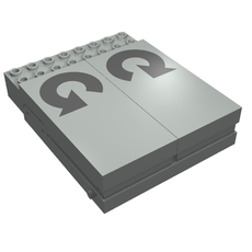 Control Unit, Train 12V, 8 x 10 with Rotating Arrows Print (4707c03)
