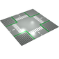 Baseplate 32 x 32 with 9-Stud Crossroads and Road Print