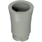 Plant, Palm Tree Trunk - Short Connector, Axle Hole with 4 Inside Prongs