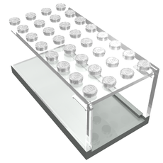 HO Scale Accessory Garage 4 x 8 x 3 Box with Trans-Clear Top (721)