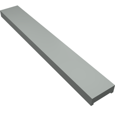 Vehicle Track, Train, Level Crossing Center Rail Cap Insert 2 x 14 x 2/3 (812)