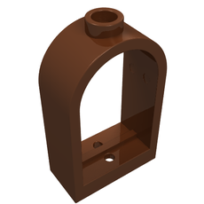 Window 1 x 2 x 2 2/3 with Rounded Top (30044)