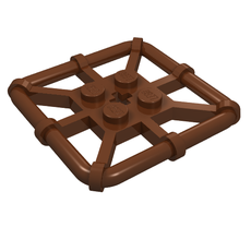 Plate Special 2 x 2 with Bar Frame Square (30094)