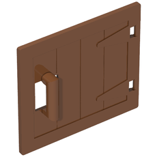 Duplo Door / Lid, Wood Effect (98459)