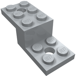 LEGO PART 11215 LIGHT GREY BRACKET 5 X 2 X 1 1/3 X 6 PCS BRAND NEW