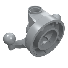 Technic Steering Portal with 2 Pin Holes and 2 Ball Joint Arms (11949)