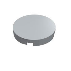 Tile Round 2 x 2 with Bottom Stud Holder (14769)